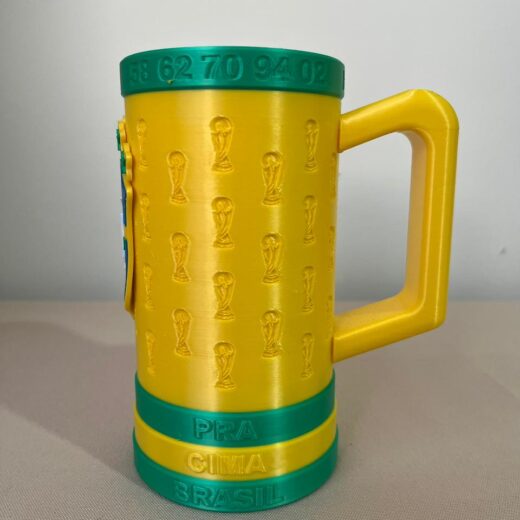 Caneca Temática Brasil 3D