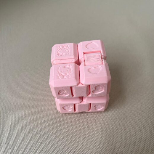 Cubo Infinito Fidget Rosa