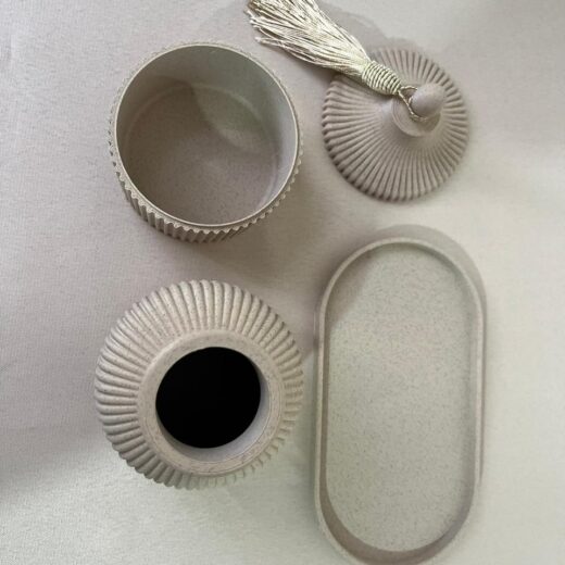 Kit Potes Decorativos Texturizados