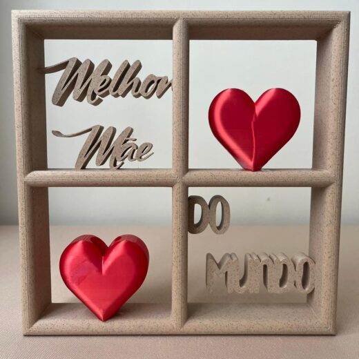 Quadro Melhor Mãe Personalizado