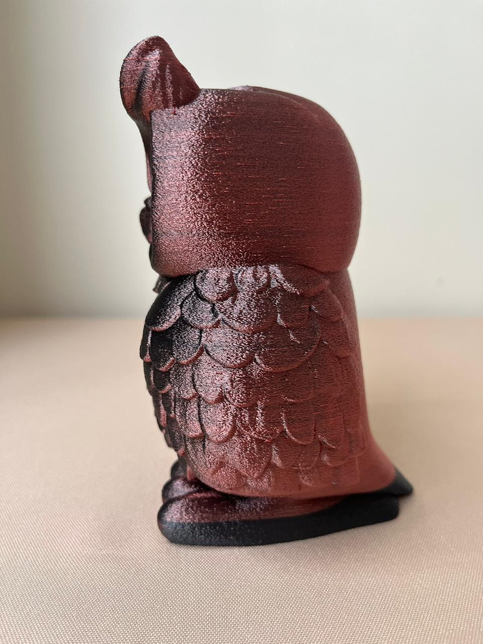 Coruja Decorativa 3D - Imagem 2