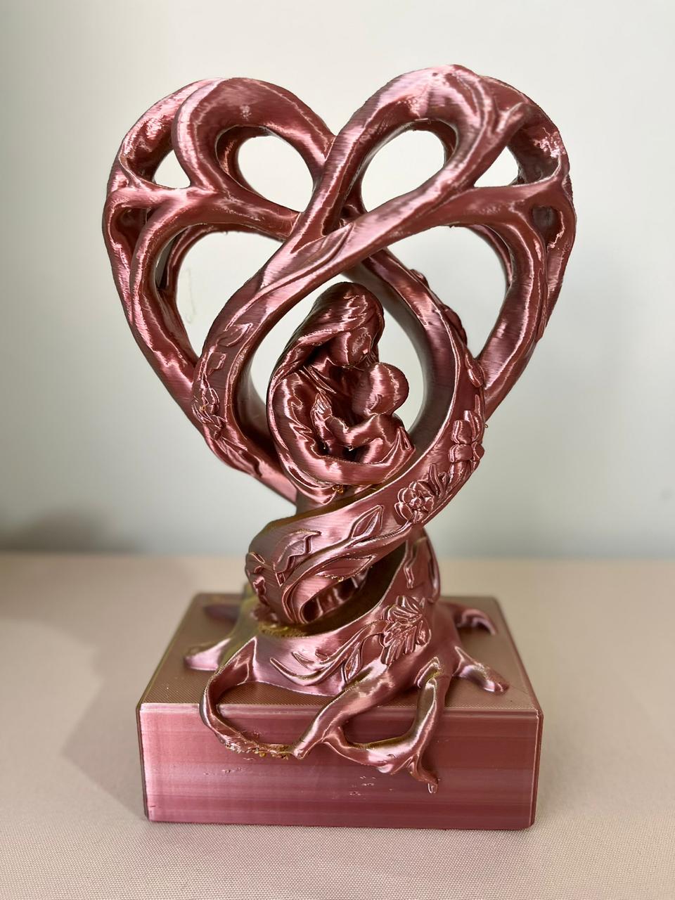 Escultura Coração Laço - Imagem 3